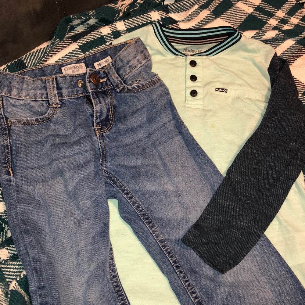 Shirt and jeans